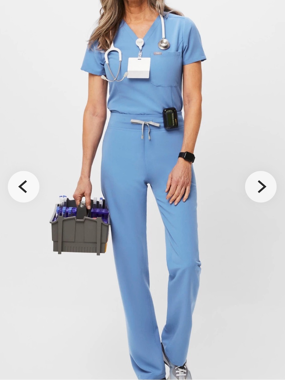 FIGS Scrub Set in Ceil Blue!